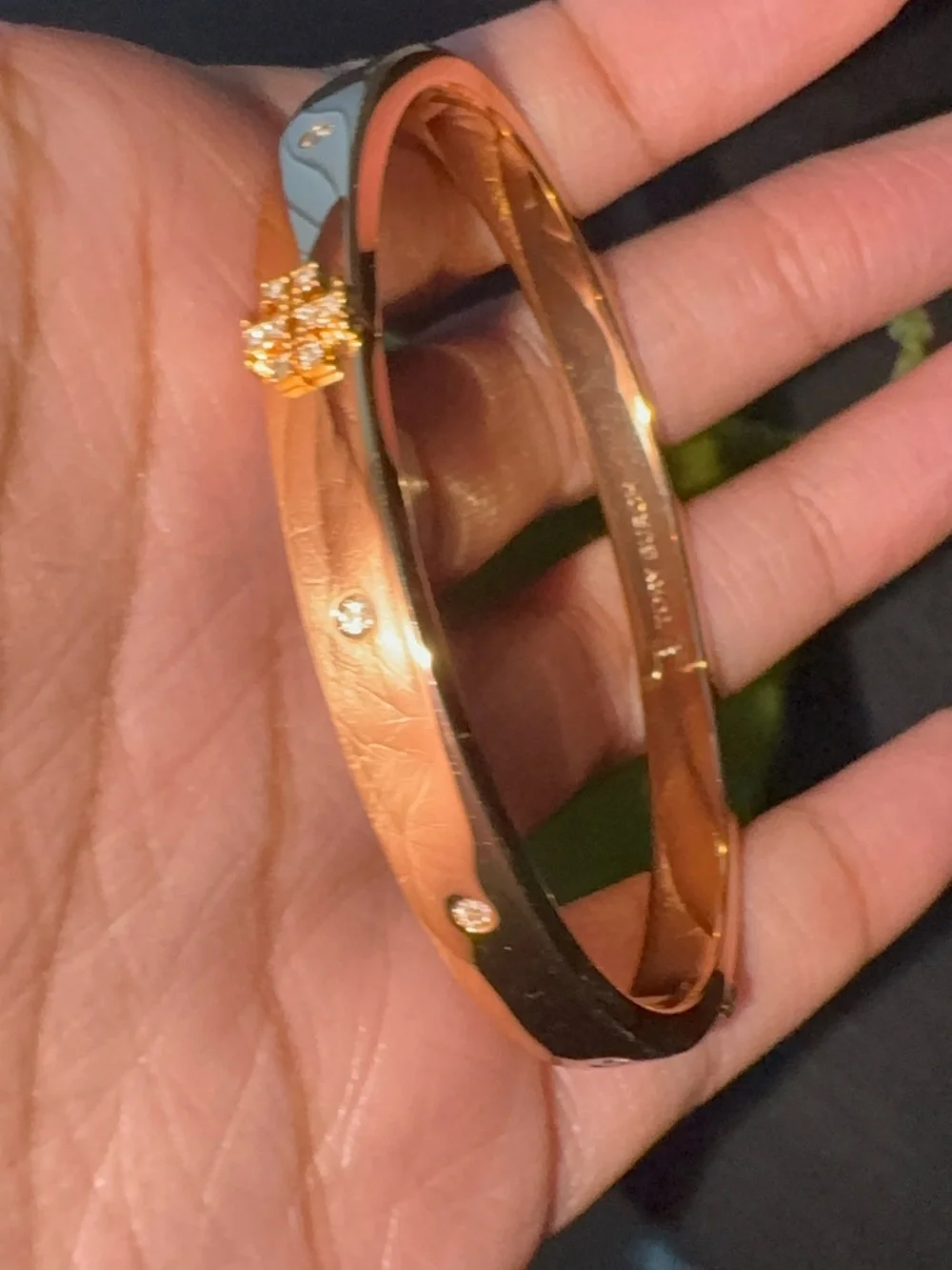 Tory Burch Gold Bangle Bracelet